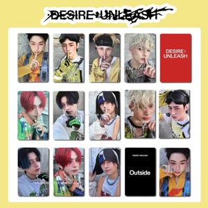 Kpop Boys Idol New Desire Unleash LOOSE 외부 앨범 포토 카드 Lomo 카드 엽서 팬 컬렉션 기념품 상품