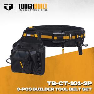 ToughBuilt TB-CT-101-3P 3개 빌더 도구 벨트 세트 도구 TOUGHBUILT 포장 가방