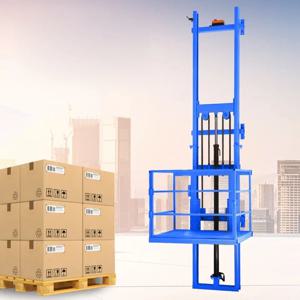 500KG/1000KG 전동 리프트 소형 전기 유압식 리프트 화물 엘리베이터 가이드 레일 타입 간편 창고 가정용 리프트