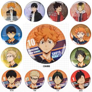 58mm 애니메이션 하이큐 오이카와 토오루 이와이즈미 하지메 보쿠토 코타로 코스프레 의상 배지 핀 SPTE 틴플레이트 브로치 ﻿   크리스마스 선물 소품