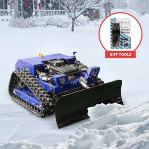 원격 제어 안전 자동 정지 블레이드가 있는 2-in-1 잔디 깎기 및 제설기, 가족 정원용 CE 인증