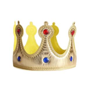 어린이 생일 크라운 파티 천 머리띠, 여아 크리스마스 탄성 사진 촬영 소품, 아기 1 살 사진 의상