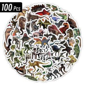 10/50/100pcs 재미 있은 공룡 스티커 만화 데칼 장난감 편지지 기타 전화 자전거 노트북 수하물 자동차 낙서 어린이 스티커