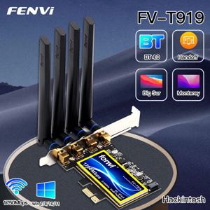 Fenvi T919 1750Mbps PCIe 데스크탑 Wifi 카드 BCM94360 MacOS Hackintosh 802.11AC Bluetooth 4.0 듀얼 밴드 무선 어댑터 Win10