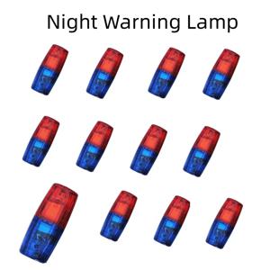 빨간색 파란색 LED 어깨 경고등, 경찰 어깨 클립 조명, 위생 작업자 안전 순찰 경보 플래시 신호 스트로브 램프