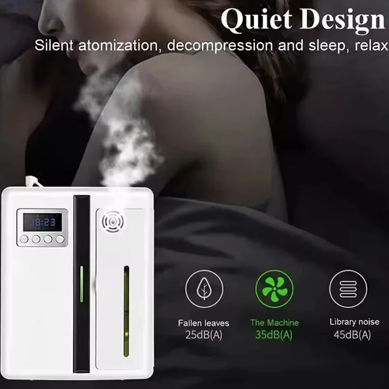 새로운 아로마 테라피 기계 160ml 스마트 아로마 테라피 기계 에센셜 오일 아로마 테라피 기계 홈 호텔 풍미 확산 기계