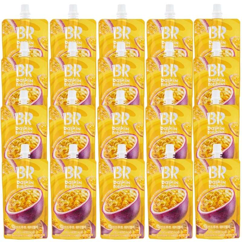 [20개] 배스킨라빈스 패션후르츠 워터젤리 100g_20251020