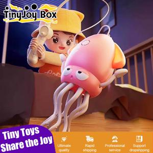 춤추는 오징어 전기 자동 회피 조명 음악 크롤링 전자 트위스트 문어 스트레스 릴리프 어린이 장난감 어린이 선물