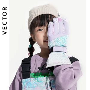 소녀 소년 방수 따뜻한 장갑 겨울 전문 스키 장갑 스노우 키즈 방풍 스키 스노우 보드 장갑 승마 장갑