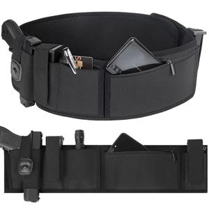 벨리 밴드 건 홀스터 은닉 휴대용 허리 밴드 권총 홀스터 파우치 탄창 홀더 벨트 EDC 오거나이저 아웃도어 헌팅용