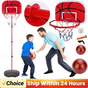 조정 가능한 농구 후프 150CM 어린이를위한 스탠드 랙 아기 미니 농구 후프 공 스포츠 백보드 림 촬영 어린이 장난감