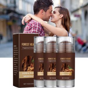 솔리드 샌달우드 향수 밤 오래 지속되는 바디 향기 유혹 유혹 매력적인 매력 향수 데오도란트 스틱