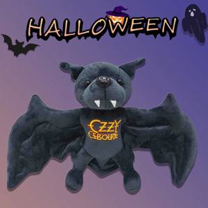 35cm Ozzy Osbourne Bat 플러시 장난감 할로윈 독특한 회색 분위기 장식 파티 선물 용 시뮬레이션 Bat Decor Kids Friends