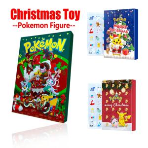 포켓몬 피규어 어드벤트 캘린더 선물 상자 미니 피카추 캐릭터 인형 Bulbasaur 어린이 크리스마스 장난감 선물