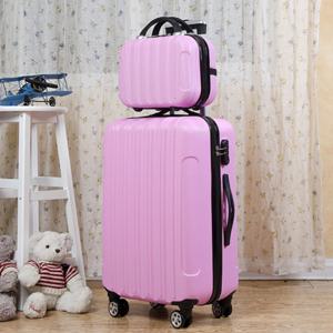 패셔너블한 여행용 캐리어 여성용 신선한 스타일 유니버설 휠 러기지 20/24/28 인치 한국 버전 엄마와 아이 가방 트렌디한 풀 로드 박스