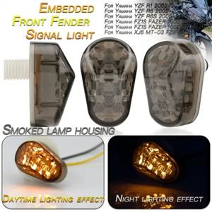 오토바이 방향 지시등 LED 표시등 깜빡이 램프 야마하 YZF R1 R6 R6S FZ1S FAZER 1000 XJ6 MT 03 범용