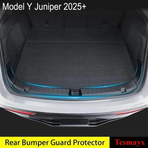 Tesla New Model Y Juniper Launch 2025 트렁크 범퍼 프로텍터 TPE 임계 값 액세서리 용 Tesmayx 뒷 트렁크 씰 가드 커버