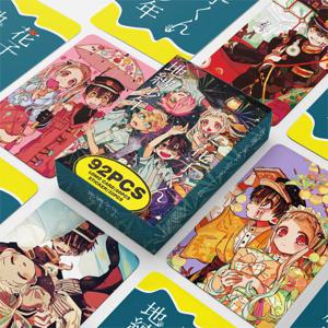 60+32 개/대 애니메이션 화장실 바운드 Hanako-kun Lomo 카드 미니 스티커 Photocard 팬 컬렉션 카드 장난감 선물 ﻿