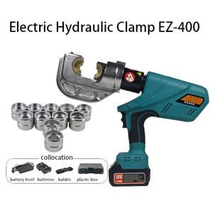 EZ-400 무선 유압 플라이어 빠른 압착 리튬 이온 배터리 충전식 16-400 유압 압착 플라이어 (구리 및 알루미늄 전선용)