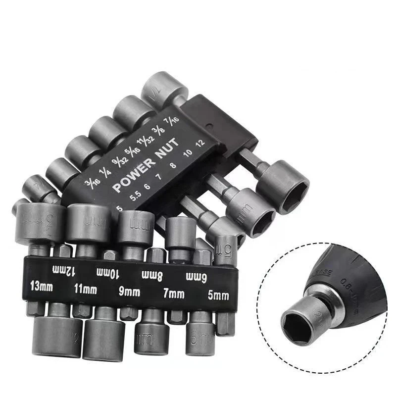 강력한 소켓 내부 육각 렌치 육각 핸들 드라이버 소켓 연장 막대 공압 드라이버 도구