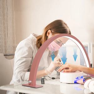 LED 네일 라이트 사무실 자수 데스크 램프, 주변 필링 라이트, 레벨 10 밝기, 미용실 작업 필 라이트