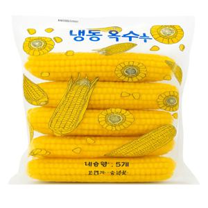(25년산) 위생포장 햇 백찰/황찰 냉동옥수수 25개 (1팩 5개)*5팩
