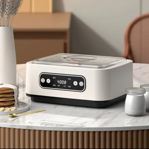 1.6L 자동 요구르트 제조기 전문가용 조절 가능한 온도 시간 요구르트 제조기 다기능 아이스크림 푸딩 제조기 220V