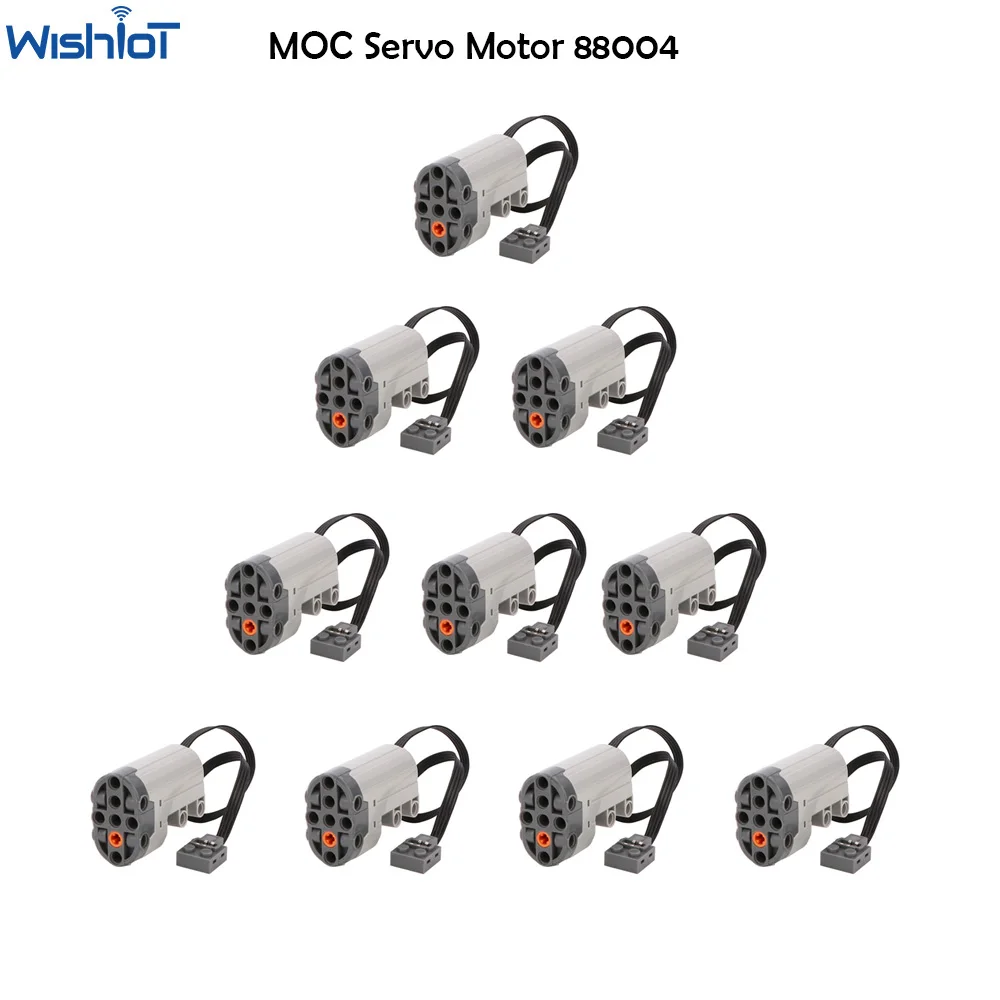88004 서보 모터 기술 부품, 레고드 빌딩 블록과 호환 가능, MOC 브릭 파워 업 자동차 트럭 스티어링