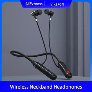 무선 이어폰 5.3 넥밴드 헤드폰 게임용 LED 디스플레이 스테레오 스포츠 헤드셋 홀터 방수 마그네틱 이어버드