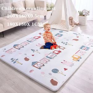 대형 접이식 만화 캐릭터 아기 놀이 매트 EPE 퍼즐 어린이 매트 아기 클라이밍 패드 유아용 러그 아기 게임 매트 어린이 장난감
