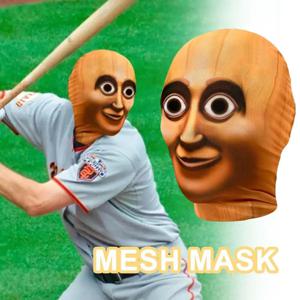 3D 프린팅 풀페이스 비주얼 마스크 발라클라바 재미있는 역할극 소품 의상 신축성 있는 메쉬 헤드기어 남녀용