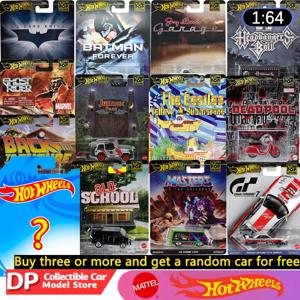 3개 구매 시 1개 무료, 2025 핫휠 프리미엄 팝 컬쳐 수집품 1:64 다이캐스트 자동차 모델 새 상품