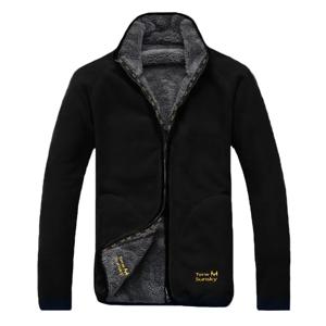 겨울 따뜻한 폴라 코랄 플리스 남성 자켓, Snowimage 방풍 두꺼운 열 가역 코트 남성 플러스 사이즈 겉옷 의류