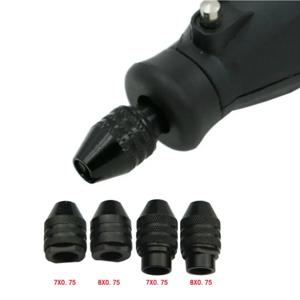 Dremel 회전식 공구 키리스 드릴 비트 척 어댑터 컨버터, 범용 미니 척, 0.3-3.2mm 멀티 드릴 척