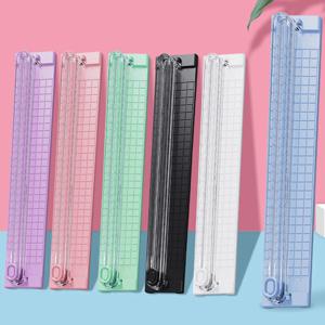 1PC 휴대용 A3/A4 종이 커터 트리머, 내구성이 뛰어난 플라스틱으로 제작된 비충전 수동 절단 도구, 학교, 가정 및 사무실 사용