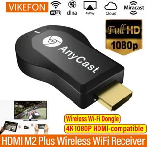 VIKEFON 4K 1080P M2 Plus 무선 WiFi 디스플레이 IOS 용 AnyCast 용 DLNA Airplay Miracast 용 HDMI 호환 TV 동글 수신기