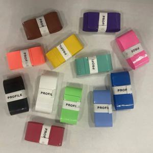 12pcs 새로운 스타일 적 층된 끈적 테니스 배드민턴 라켓 오버 그립 낚시대 포장 테이프 빠른 건조 통기성