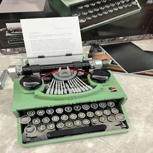 메모리 타자기 21327 블록 세트 크리스마스 선물용 레고 호환 가능