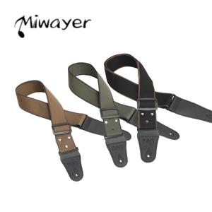 P&P 조정 가능한 순수 코튼 일렉트릭 기타 스트랩 휴대용 코튼 기타 스트랩 내마모성 사용하기 쉬운 악기 스트랩