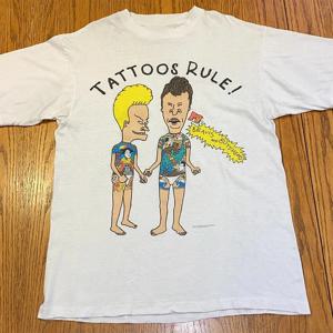 Beavis and Butt-head 반팔 빈티지 루즈핏 여름 럭셔리 브랜드 코튼 남성 및 여성 티셔츠
