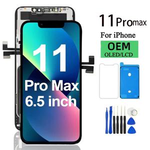 iPhone 11 Pro 11Promax LCD 3D 터치 교체 용 iPhone 11 Pro 디스플레이 터치 스크린 디지타이저 어셈블리 용 OLED Pantalla