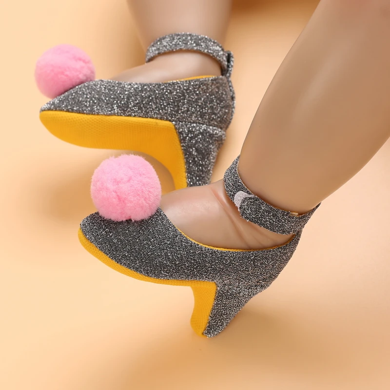 10CM/10.5CM 패션 유아 신생아 아기 소녀 하이힐 신발 공주 활 첫 번째 생일 파티 신발 사진 소품 신발