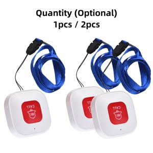 Tuya WiFi 스마트 SOS 통화 버튼 무선 간병인 호출기 전화 경고 송신기 어린이를위한 비상 통화 버튼 노인 환자