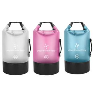 PVC 방수 드라이 가방 2L/5L/10L/20L 야외 다이빙 접이식 남자 여자 해변 수영 가방 래프팅 강 바다 배낭