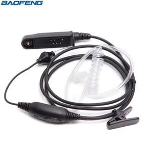 Baofeng UV 9R Pro UV-82WP UV-9R PLUS BF-9700 UV-XR 방수 워키 토키 양방향 라디오 용 어쿠스틱 튜브 헤드셋 마이크