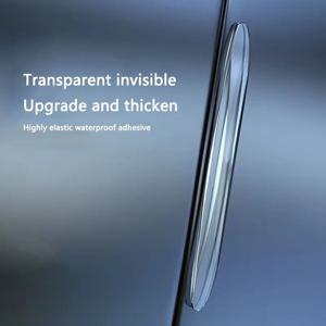 4PCS 자동차 도어 Anti-Collision 스트립 보이지 않는 유니버설 엣지 가드 스크래치 자동차 보호기 스티커 장식 스트립 자동차 액세서리