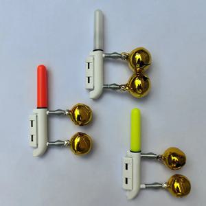 벨 더블 헤드 던지기 낚싯대, 전자 낚싯대, 발광 스틱, 플래시 LED, 탈착식 방수 야간 태클, 1 개