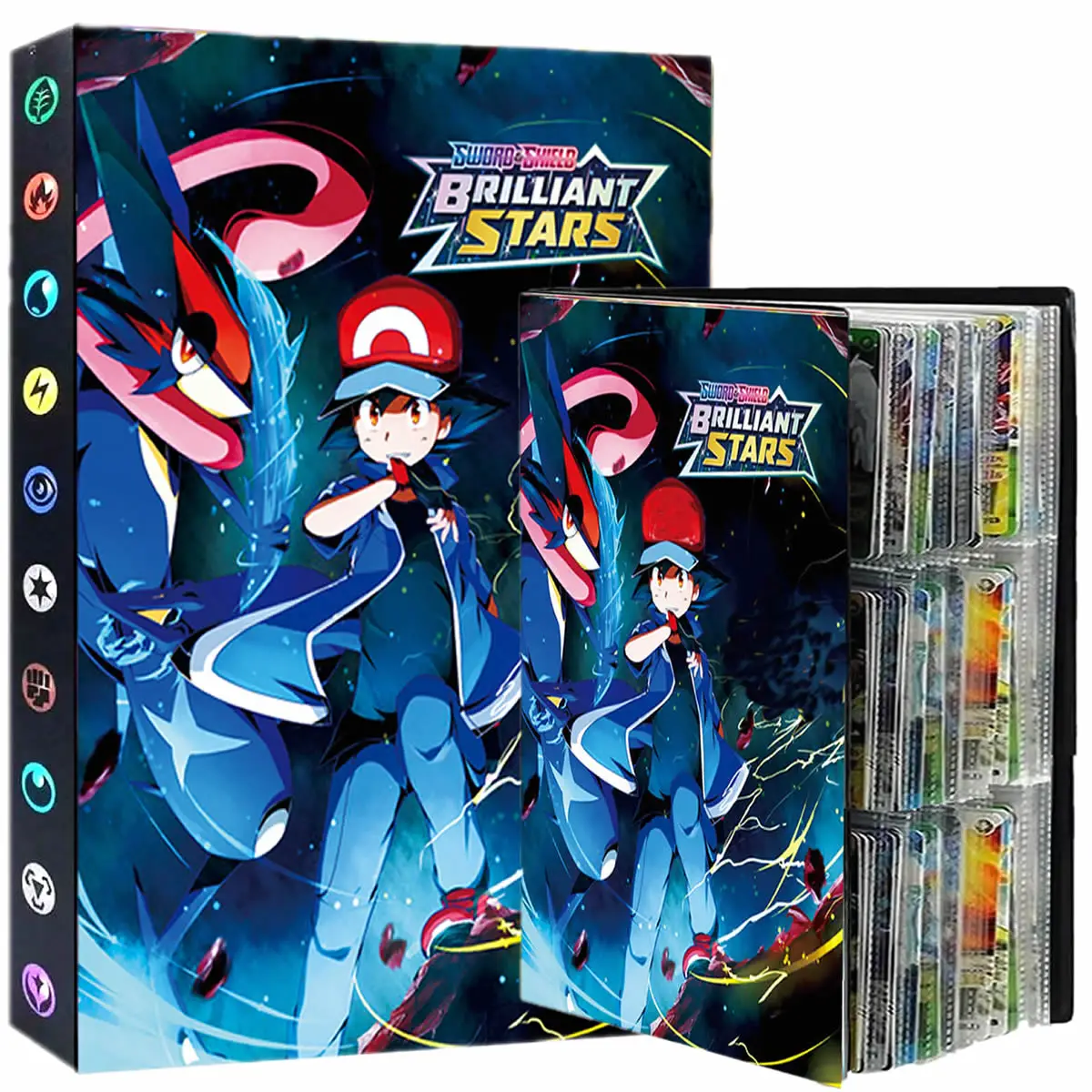 9 포켓 540PCS 카드 앨범 책 편지 애니메이션 주변기기 게임 카드 컬렉션 홀더 바인더 폴더로드 목록 어린이 장난감 선물