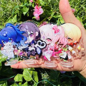 애니메이션 프로젝트 SEKAI 다채로운 무대 기적 Asahina Mafuyu Shinonome Ena AKIYAMA MIZUKI 코스프레 액세서리 배지 스탠드 플레이트 소품