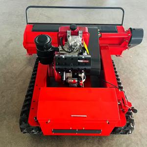 농업과 임업을 위한 맞춤형 디젤 엔진 원격 제어 Flail 잔디 깎는 기계 전문 로봇 잔디 깎는 기계